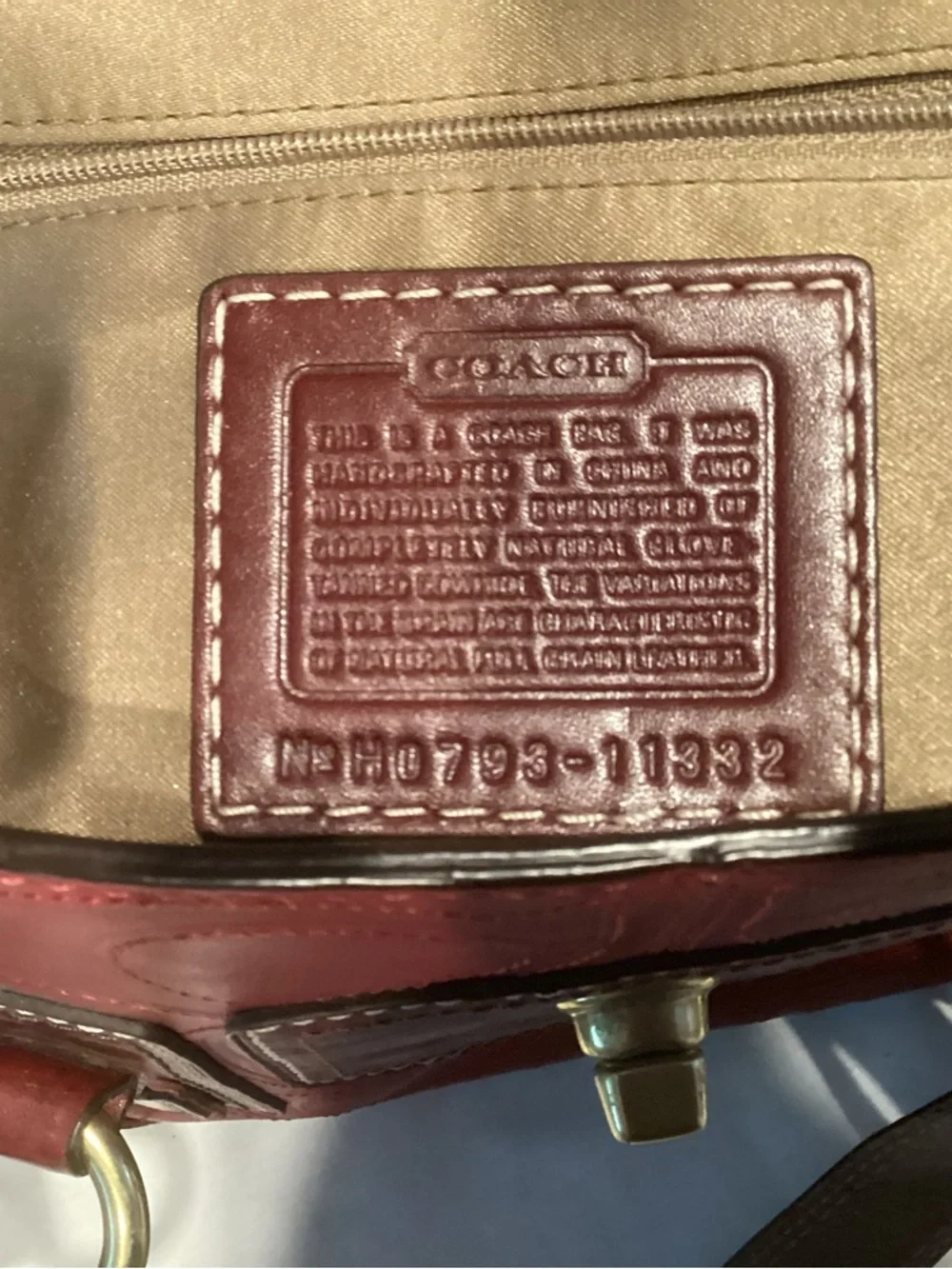 Coach Hampton 11332 purse - Picture 6 of 10